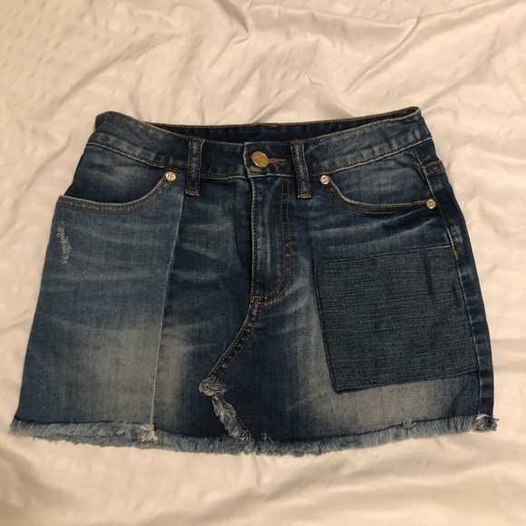 Tory Burch Denim Skirt 24 - Picture 1 of 4